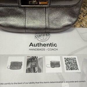 Coach Silver Crossbody Bag